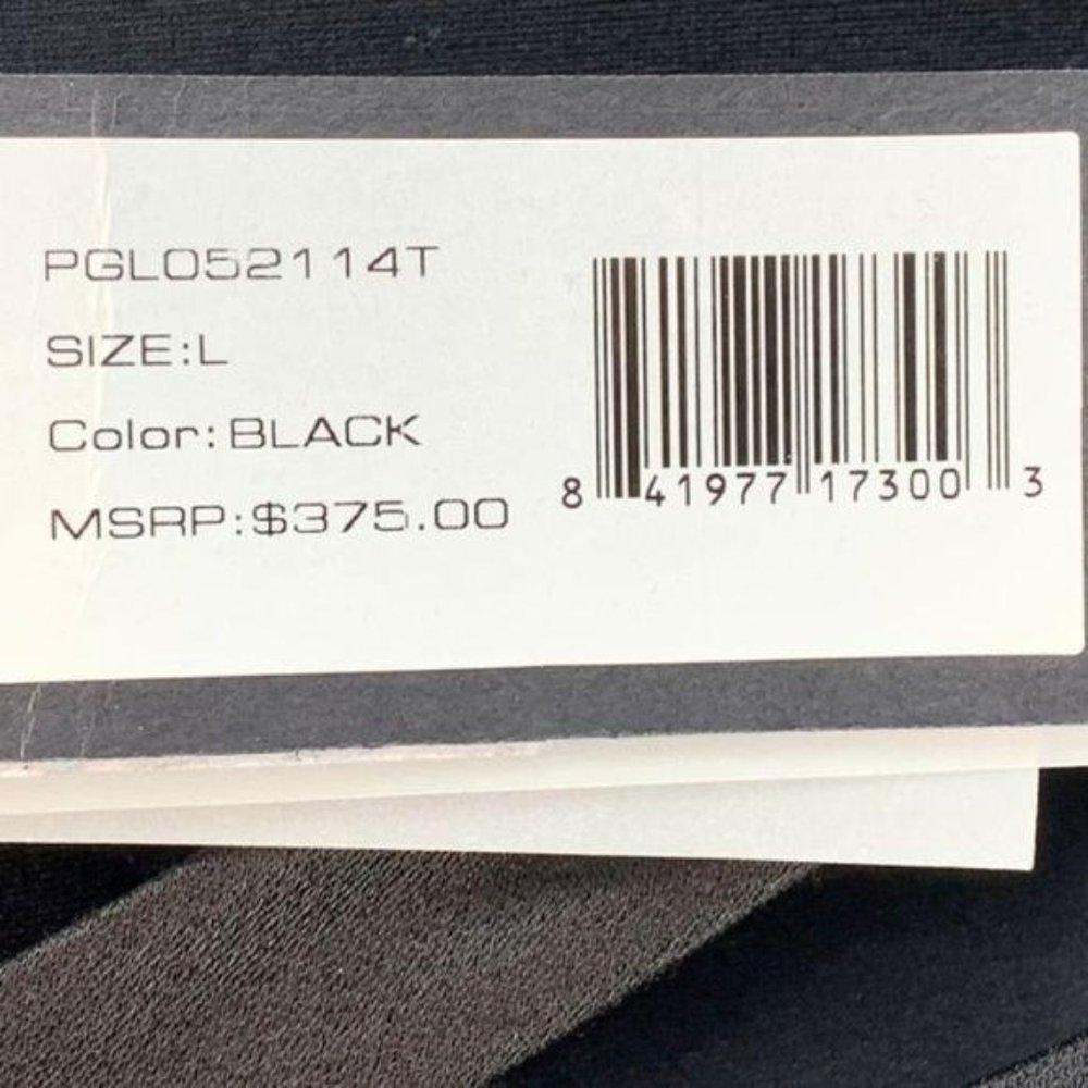 Halston 90s Black Strappy Body Con Mini Dress Large - Picture 3 of 6